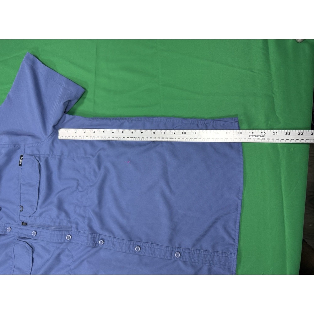 Eddie Bauer Short Sleeve Button Up Performance Vented Fishing Shirt Men's XL - Picture 7 of 12